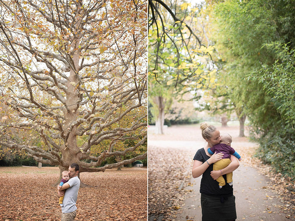 Portrait de maman et papa dans les allées de Borély.Séance photo professionnelle.