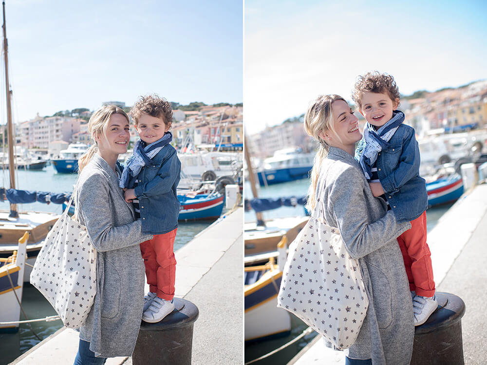 Portrait d'enfant sur le port de Cassis