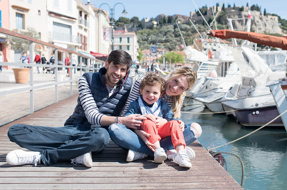 Portrait de famille à Cassis