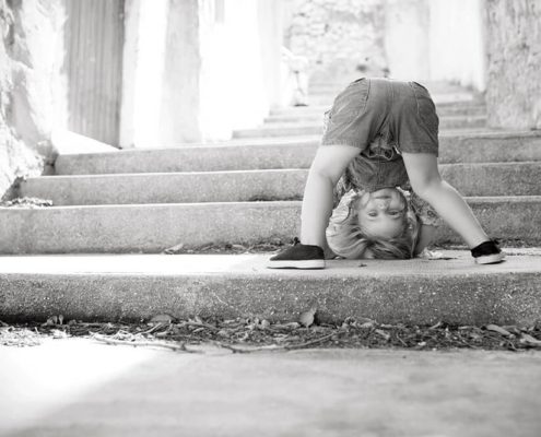 Jeu d'enfant à Malmousque.