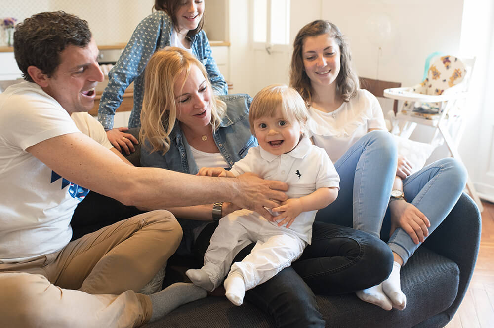 Séance photo happy family