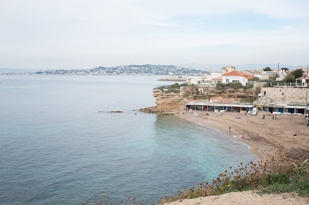 Plage de la Verrerie à Marseille