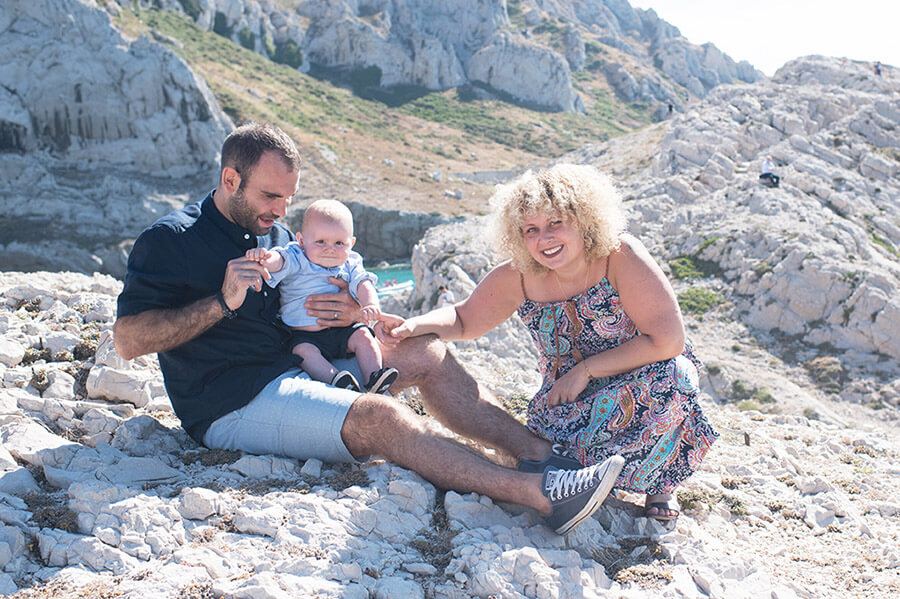 Séance photo famille aux Goudes