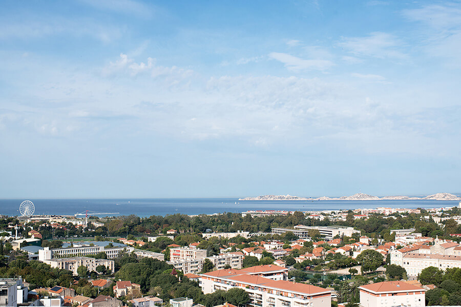 Vue panoramique sur Marseille.