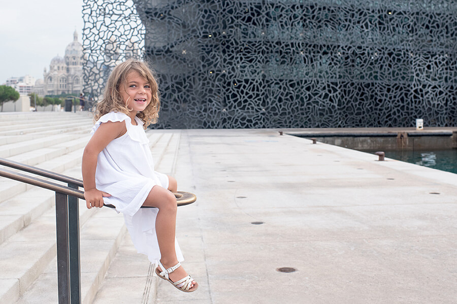 Portrait lifestyle enfant Mucem