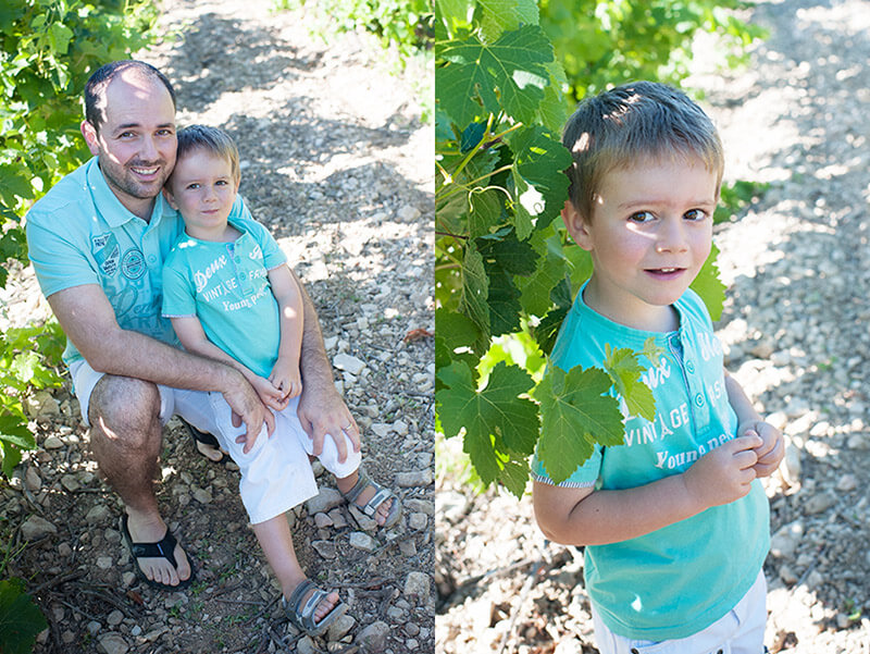 Portrait enfant Vigne