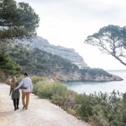 Balade amoureuse dans les Calanques Marseillaises.