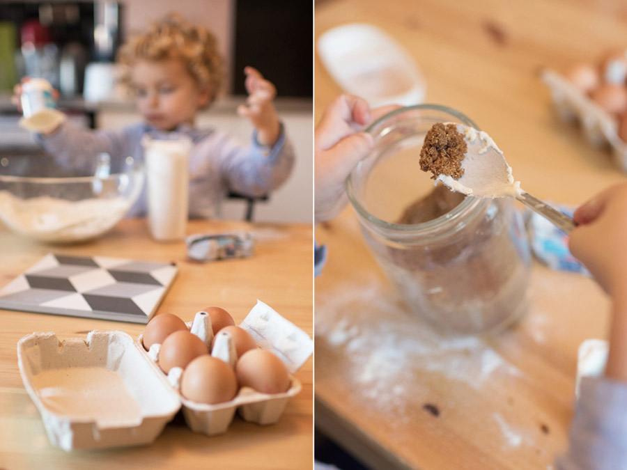 Activité faire un gâteau choco.