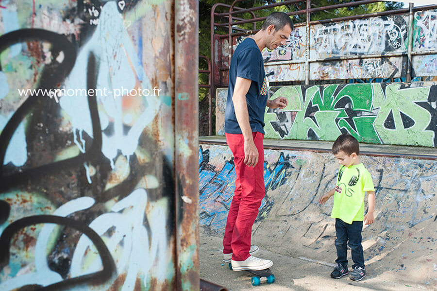 séance photo famille graffitis Marseille