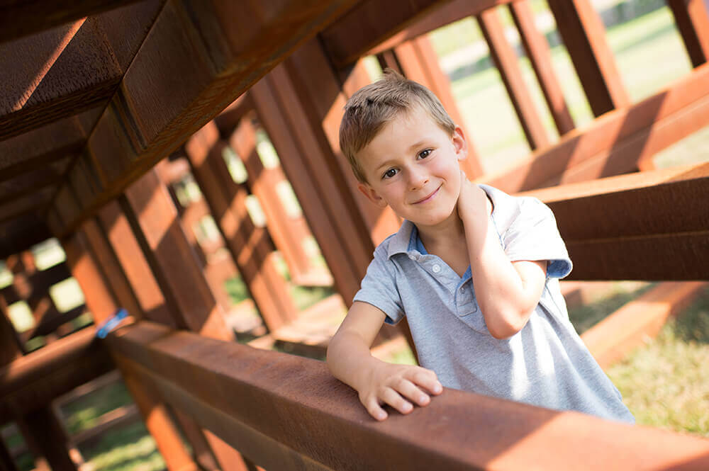 Portrait enfant dans une œuvre d'art.