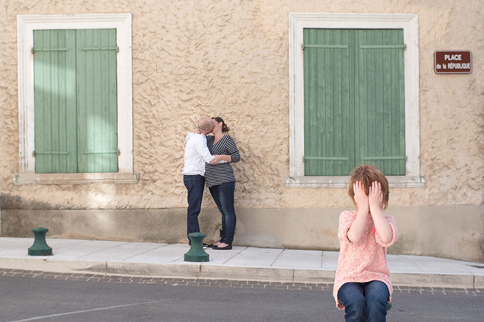 Complicité parents enfant.