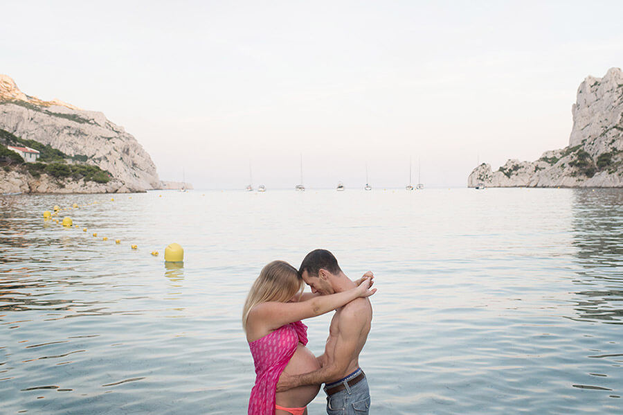 séance photo à la calanque de Sormiou